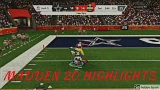 Madden 20 Gameplay Highlights // TARIK COHEN IS A CHEAT CODE! INSANE DOUBLE HURDLE!!