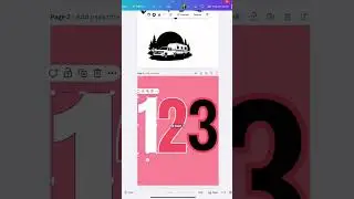 Canva Number Frame Outline