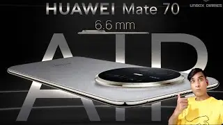 Huawei Mate 70 Air - Slimmest 5G Smartphone | First Look And Review 💥
