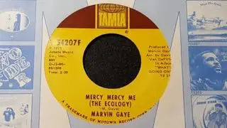 45 Rpm - Mercy Mercy Me - Marvin Gaye 1971 (Mono)