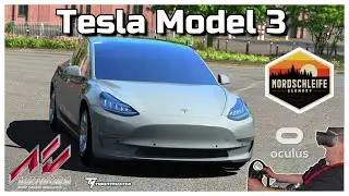 Tesla Model 3 - Leader Board Lap Time @ Nordschleife in VR | Assetto Corsa in Virtual Reality
