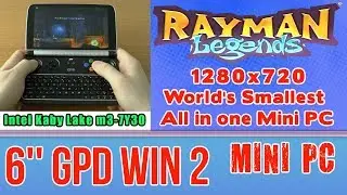GPD WIN 2 Rayman Legends on Handheld Mini PC - 256 GB SSD 8GB RAM Intel Core m3-7Y30 HD 615