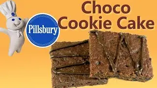How to make Choco Cookie Cake like Pillsbury at home| Eggless Cookie Cake| Chocolate Cookie Cake