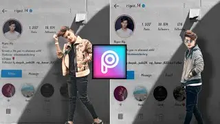Instagram Profile Photo Editing Picsart||PicsArt Photo Editing||#Picsartediting||#Lpeditzone