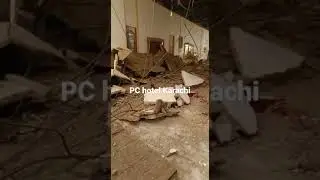 PC hotel roof collapse in #karachi #pakistan #breakingnews #youtubeshorts