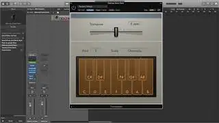 How to use transposer MIDI effect in Logic Pro X