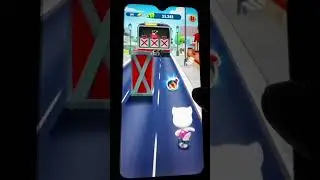 talking tom gold runs with ✋ hand cam 📸 #shorts #talkingtom #talkingtomrun
