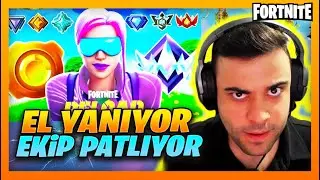 EL YANIYOR EKİP PATLIYOR ! YENİDEN TRYHARD RANKED (Fortnite Türkçe)