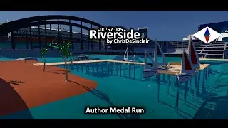 Trackmania TOTD 28 November Riverside Author Medal Run - 00:57.045 by sRaven (Controller Inputs)