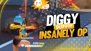 Diggy is unstoppable ✨Best Flank Hero Now 🔥 - T3 Arena Gameplay