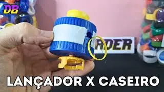 LANÇADOR DE BEYBLADE X CASEIRO!