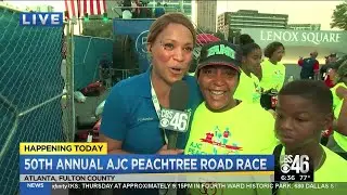 CBS46's Shon Gables talks with Atlanta Mayor Keisha Lance Bottoms about the Peachtree Road Race