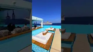 🌴 Maldives Luxury Restaurant View | Romantic Dining Experience 🌊✨!#shorts #travel #luxury #nature