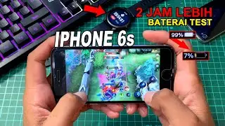 IPHONE 6S Battery Life DRAIN TEST Mobile Legends 6 KALI MATCH | by ANTI META