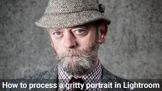 Process a gritty portrait in Lightroom