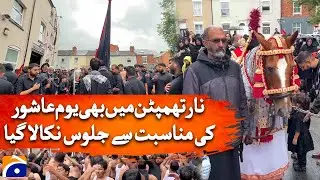 A procession was also taken out in Northampton to mark the Day of Ashura | Geo News