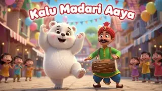 Kalu Madari Aaya | कालू मदारी आया | Nursery Rhyme | Kids Song | Poem | Play & Giggles | 
