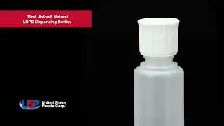 30mL Azlon&reg; Natural LDPE Dispensing Bottles | U.S. Plastic Corporation&reg;