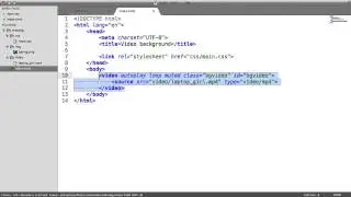 HTML5 Fullscreen Background Video: Filters & Playback Speed (2/2)