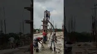 amazing trick for column casting work | column ki casting kaise kre #ytshorts #column #concrete