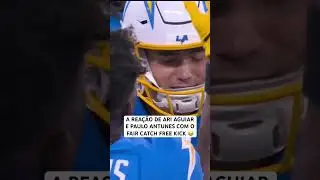 HIST&Oacute;RIA: esse &eacute; o primeiro fair catch free kick na NFL desde 1976! #nflbrasil #nfl #chargers