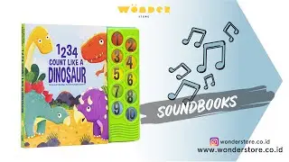 Listen And Learn: 1234 Count Like A Dinosaur ( Sound Books )
