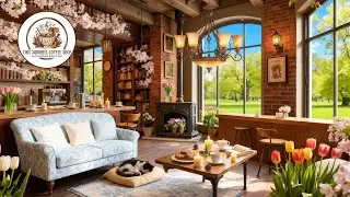 Quiet Garden Coffee Shop Jazz 🌿 | Smooth Calm Cozy Jazz, Relaxing Music for Chill, Study & Focus
