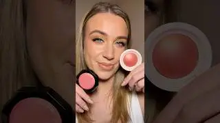 Shimmer Blush✨✨ 1) Rare Beauty - Fresh Peach Blushlighter 2) Rare Beauty - Joy Powder Blush