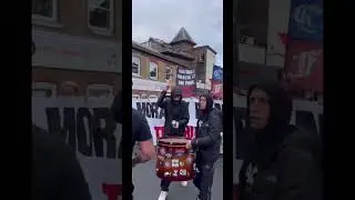 Crystal Palace ultras 😳 PROTESTING AGAINST UEFA #football #crystalpalace #cpfc