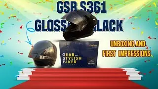 Best Spoiler Helmet in Bangladesh under 10k Budget. GSB S361 Glossary Black. Dont buy😢😰