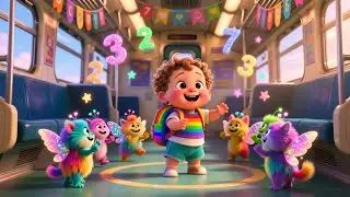 Magical Train Ride for Baby 🚆✨ | Fun Learning for Kids | Train & Adventure