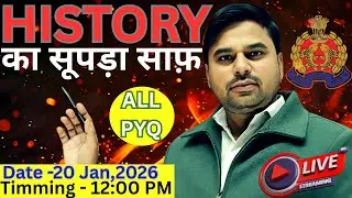 History PYQ Special LIVE🔥 | SSC GD/MTS, UP SI/Police, Railway NTPC/Group D | #VikramSirGS | Day 10