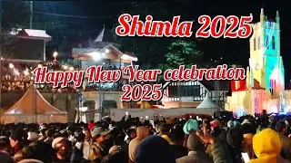 Shimla ♥️ Latest New Year Celebration 🎉 Happy New year 2025 #touristplace#shimla H.P