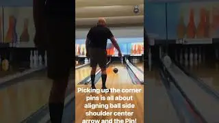 Corner pin alignment #bowlingisfun #300 #bowlingballs #bowlinglife #bowlingequipment #70year