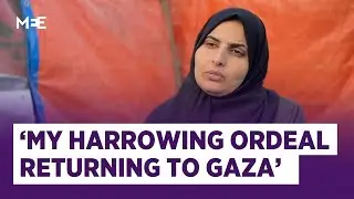 MEE Original: Palestinian nurse Rotana Al-Raqib describes harrowing ordeal returning to Gaza