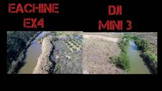 DJI MINI 3 VS Eachine EX4#drones #dronevideo #dji