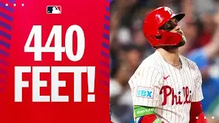 Bryce Harper CRUSHES a 440-foot homer! 🔔