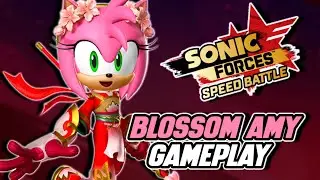 BLOSSOM AMY GAMEPLAY - Sonic Forces: Speed Battle