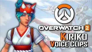 All Kiriko Voice Clips &bull; Overwatch 2 &bull; All Voice Lines and Interactions &bull; (Sally Amaki)