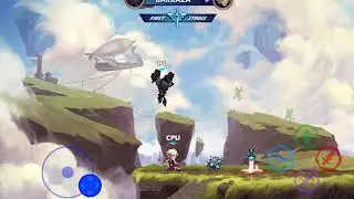 Brawlhalla blasters dlight into recovery combo on MOBILE