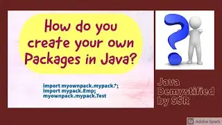 How to create your own Packages in Java?