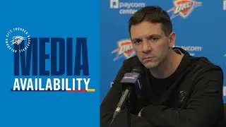 Coach Daigneault on the Thunder’s win over the Hawks | Post Game Media | December 29, 2025