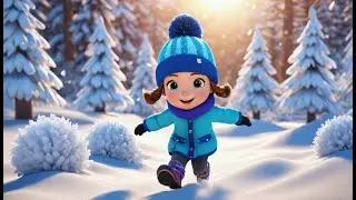 Frosty Footprint Follow Along | Kids Christmas Song | Nursery Rhyme | Baby Music