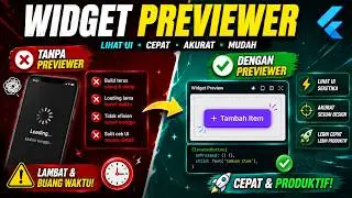 Gak Perlu Run Full App Buat Liat Widget Flutter! (Tools Ini Wajib Coba)