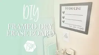 DIY To Do Dry Erase Board | Picture Frame To Do Board with Vinyl | The Stationery Muse