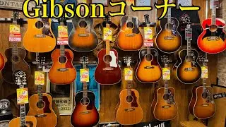【店内紹介】当店自慢のGibsonギターコーナーをご紹介！