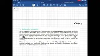 Sustainability Lecture 1 Part 1 Bia