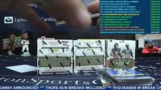 2017 Panini Certified Cuts Football 6 Box Break #6