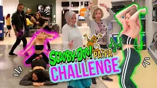 Bailando SCOOBY DOO PA-PA en PÚBLICO! Scooby Doo Pa-Pa Challenge! ¡TERMINA MAL! | Katie Angel