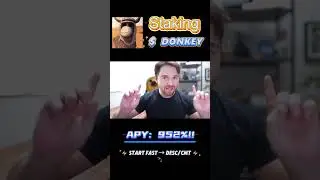Stake DONKEY Token &ndash; High Yield DONKEY meme Tutorial #stakingguide #DeFi #DONKEYPassiveIncome